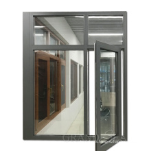 Netherlands horizontal opening outward aluminum accessories large triple glazed casement aluminium window for patio